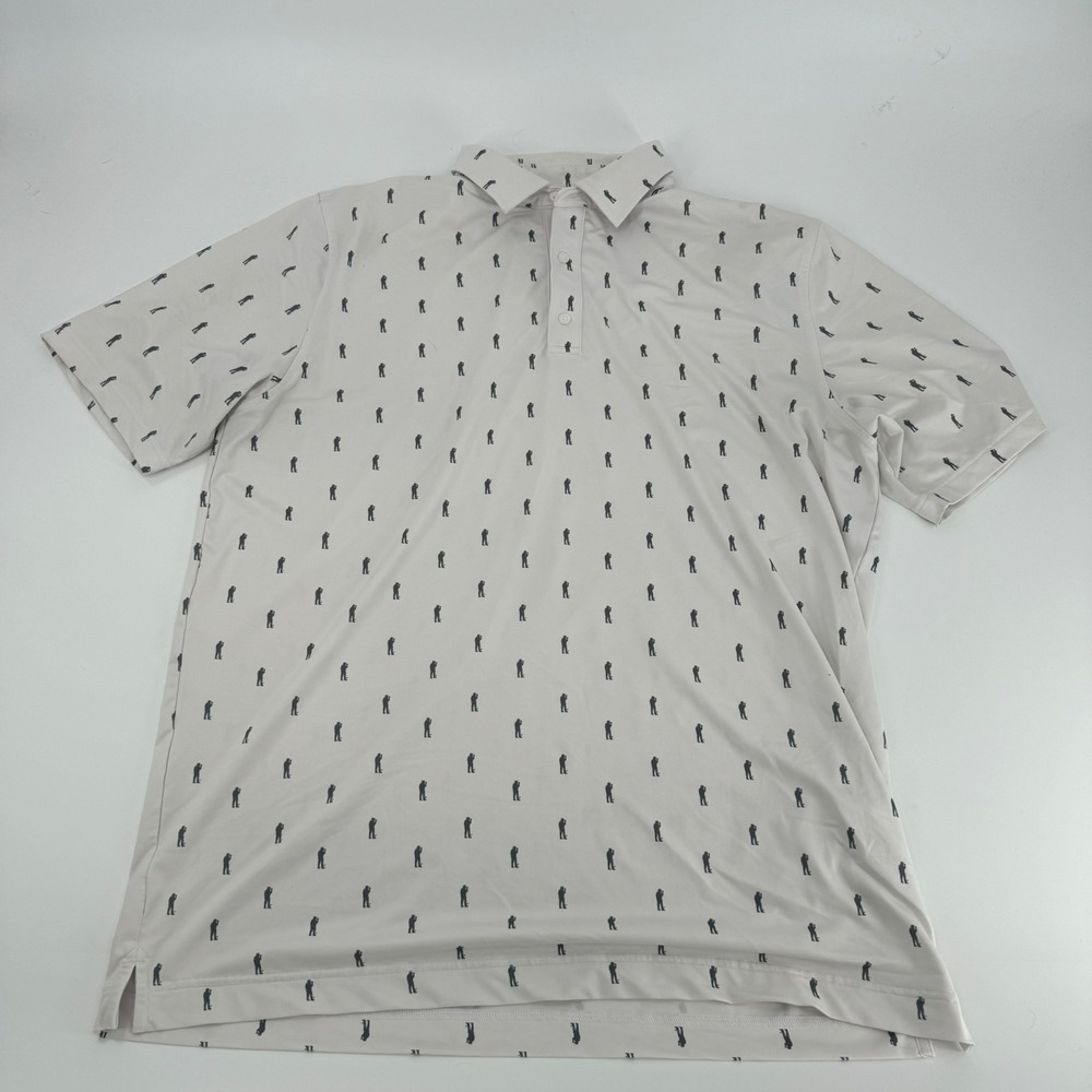USAG‎ U Suck At Golf Apparel Polo Shirt Mens XL Golfers Print